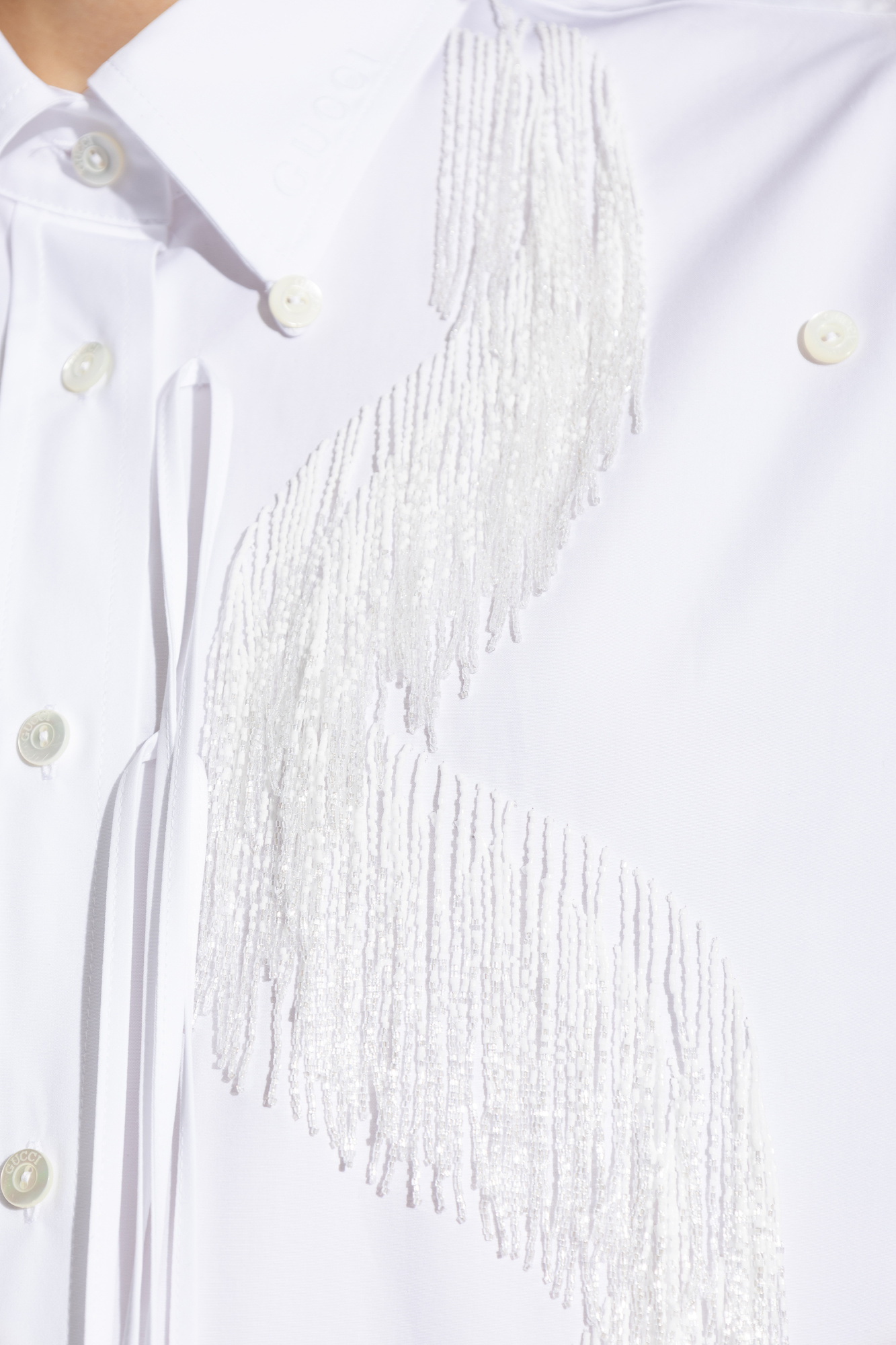 イ*ブ様 HOWDY dot fringe shirt 半袖 ホワイト howdy. dot fringe shirt ホワイト ハウディ - メルカリ